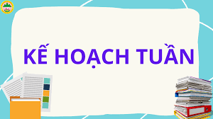 Lịch làm việc tuân 22